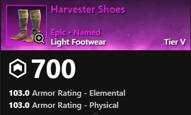 MMOJUGG New World Aeternum Harvester Shoes Buying Page Display