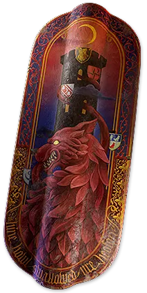 MMOJUGG Path of Exile 2 Wulfsbane Painted Tower Shield Buying Page Display