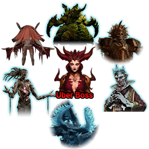 MMOJUGG Diablo 4 Uber Bosss Bundles : Lilith+ (Andariel+Varshan+Duriel+Grigoire+Zir+Beast)---we provide key and carry you run Details View of Item Function and Use
