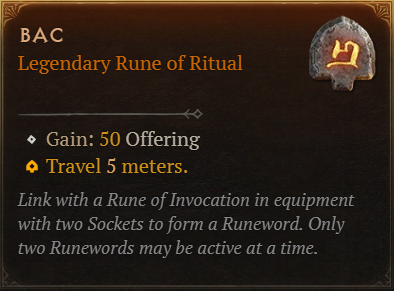MMOJUGG Diablo 4 Bac Details View of Item Function and Use