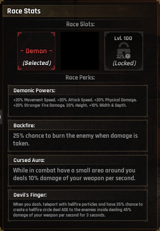 MMOJUGG The Forge Demon Details View of Item Function and Use