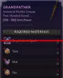 MMOJUGG Diablo 4 [Crafting Mythic] Grandfather  [6 Tam+6 Mot+6 Yax--No Spark] Details View of Item Function and Use