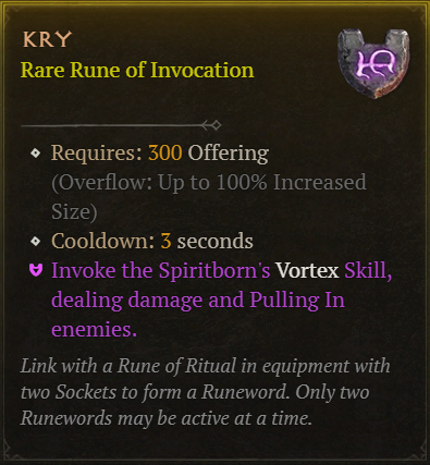 Diablo 4 Kry Details MMOJUGG Diablo 4 Kry Details View of Item Function and Use