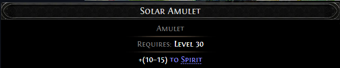 MMOJUGG Path of Exile 2 Bases-SOLAR AMULET * 5 Details View of Item Function and Use