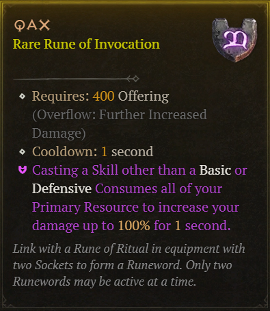 MMOJUGG Diablo 4 Qax Details View of Item Function and Use