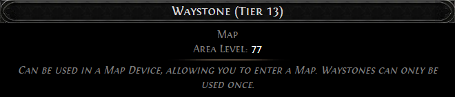 MMOJUGG Path of Exile 2 Waystone (Tier 13) * 60 Details View of Item Function and Use