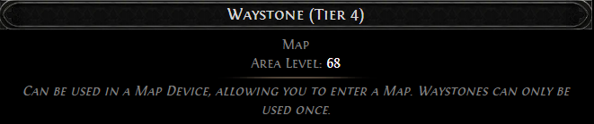 MMOJUGG Path of Exile 2 Waystone (Tier 4) * 60 Details View of Item Function and Use