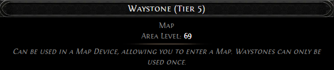 MMOJUGG Path of Exile 2 Waystone (Tier 5) * 60 Details View of Item Function and Use