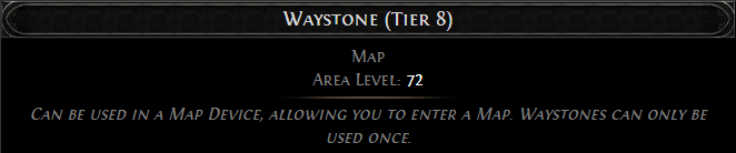 MMOJUGG Path of Exile 2 Waystone (Tier 8) * 60 Details View of Item Function and Use