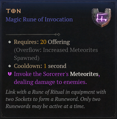 MMOJUGG Diablo 4 Ton Details View of Item Function and Use
