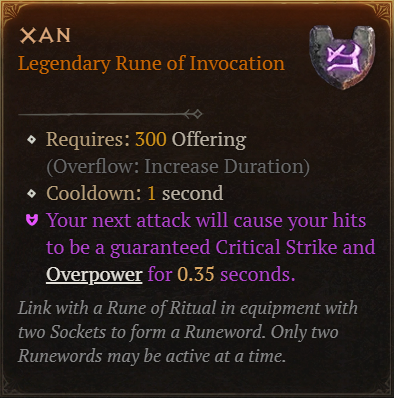 Diablo 4 Xan Details MMOJUGG Diablo 4 Xan Details View of Item Function and Use