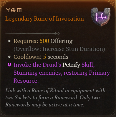 MMOJUGG Diablo 4 Yom Details View of Item Function and Use