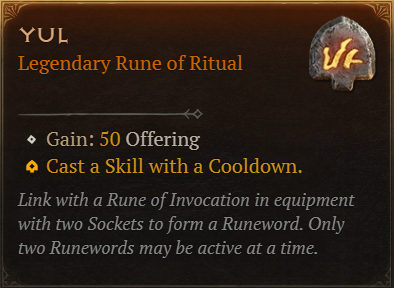 MMOJUGG Diablo 4 Yul Details View of Item Function and Use