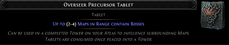 MMOJUGG Path of Exile 2 Overseer Precursor Tablet * 5 Details View of Item Function and Use