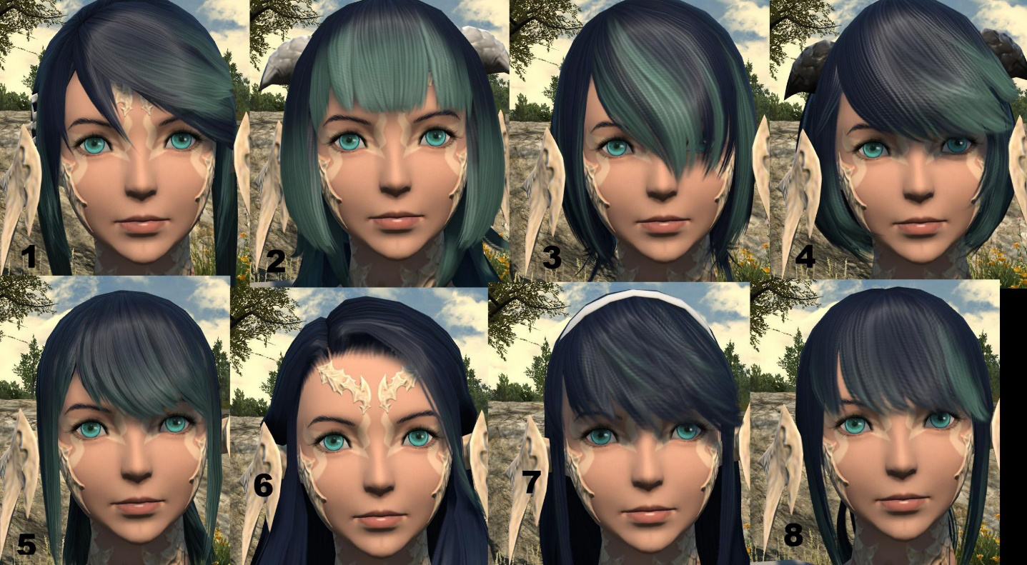 where to unlock ffxiv 5.1 new hairstyles